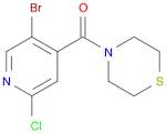 (5-Bromo-2-chloro-4-pyridyl)-thiomorpholino-methanone