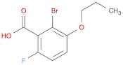 2-Bromo-6-fluoro-3-propoxybenzoicacid