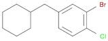 2-Bromo-1-chloro-4-(cyclohexylmethyl)benzene