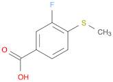 3-Fluoro-4-methylsulfanyl-benzoicacid