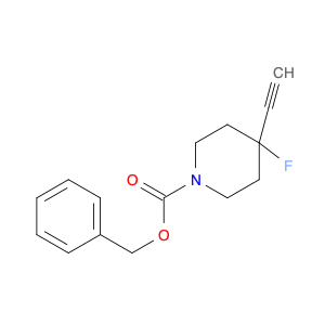 benzyl 4-ethynyl-4-fluoropiperidine-1-carboxylate