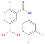 [3-[(3-Chloro-4-fluoro-phenyl)carbamoyl]-4-fluoro-phenyl]boronicacid