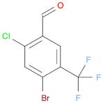 4-Bromo-2-chloro-5-(trifluoromethyl)benzaldehyde