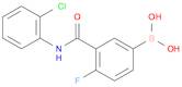 [3-[(2-Chlorophenyl)carbamoyl]-4-fluoro-phenyl]boronicacid