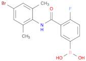 3-(4-Bromo-2,6-dimethylphenylcarbamoyl)-4-fluorophenylboronic Acid