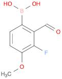 (3-Fluoro-2-formyl-4-methoxy-phenyl)boronicacid