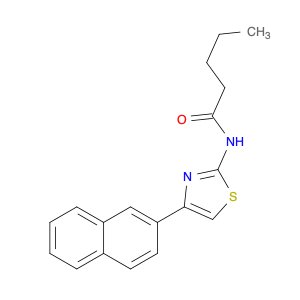N-[4-(naphthalen-2-yl)-1,3-thiazol-2-yl]pentanamide