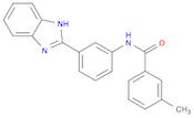 N-[3-(1H-1,3-benzodiazol-2-yl)phenyl]-3-methylbenzamide