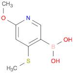 2-Methoxy-4-(methylthio)pyridine-5-boronic acid