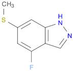 4-Fluoro-6-(methylthio)-1H-indazole