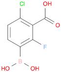 3-Carboxy-4-chloro-2-fluorophenylboronic acid