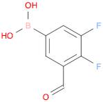 3,4-Difluoro-5-formylphenylboronic acid