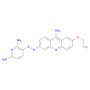 3-((9-Amino-7-ethoxyacridin-3-yl)diazenyl)pyridine-2,6-diamine