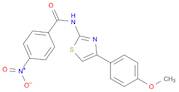 N-[4-(4-methoxyphenyl)-1,3-thiazol-2-yl]-4-nitrobenzamide