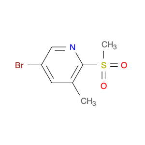 Pyridine, 5-bromo-3-methyl-2-(methylsulfonyl)-