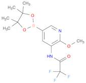 2,2,2-Trifluoro-N-(2-methoxy-5-(4,4,5,5-tetramethyl-1,3,2-dioxaborolan-2-yl)pyridin-3-yl)acetamide