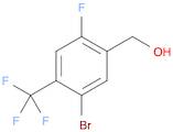 (5-Bromo-2-fluoro-4-(trifluoromethyl)phenyl)methanol