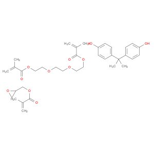 2-Propenoic acid, 2-methyl-, 1,1′-[1,2-ethanediylbis(oxy-2,1-ethanediyl)] ester, polymer with 4,4′…