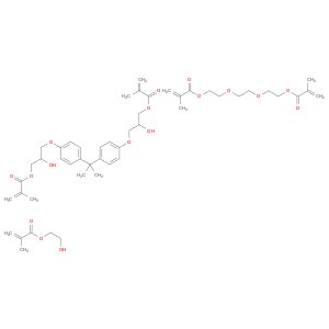 2-Propenoic acid, 2-methyl-, 1,1′-[1,2-ethanediylbis(oxy-2,1-ethanediyl)] ester, polymer with 2-hy…