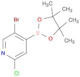 Pyridine, 5-bromo-2-chloro-4-(4,4,5,5-tetramethyl-1,3,2-dioxaborolan-2-yl)-