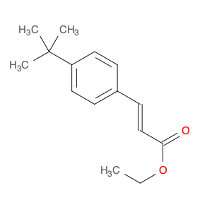 2-Propenoic acid, 3-[4-(1,1-dimethylethyl)phenyl]-, ethyl ester, (2E)-