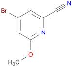 2-Pyridinecarbonitrile, 4-bromo-6-methoxy-