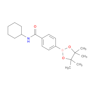 Benzamide, N-cyclohexyl-4-(4,4,5,5-tetramethyl-1,3,2-dioxaborolan-2-yl)-