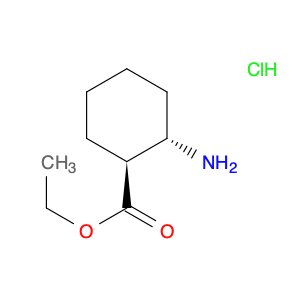 Cyclohexanecarboxylic acid, 2-amino-, ethyl ester, hydrochloride, (1S-trans)-