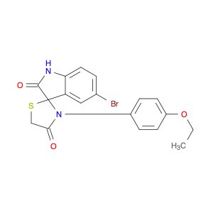 5-bromo-3'-(4-ethoxyphenyl)-1,2-dihydrospiro[indole-3,2'-[1,3]thiazolidine]-2,4'-dione