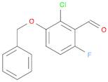 Benzaldehyde, 2-chloro-6-fluoro-3-(phenylmethoxy)-