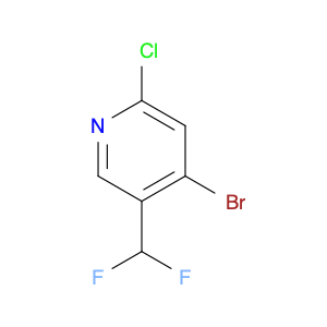 Pyridine, 4-bromo-2-chloro-5-(difluoromethyl)-