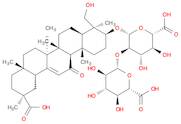 β-D-Glucopyranosiduronic acid, (3β,4β,20β)-20-carboxy-23-hydroxy-11-oxo-30-norolean-12-en-3-yl 2-O…