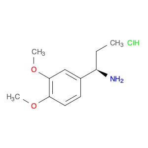 Benzenemethanamine, α-ethyl-3,4-dimethoxy-, hydrochloride (1:1), (αR)-