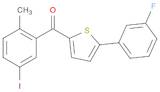 Methanone, [5-(3-fluorophenyl)-2-thienyl](5-iodo-2-methylphenyl)-