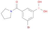 Boronic acid, B-[3-bromo-5-(1-pyrrolidinylcarbonyl)phenyl]-