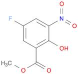 Benzoic acid, 5-fluoro-2-hydroxy-3-nitro-, methyl ester