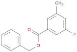 Benzoic acid, 3-fluoro-5-methyl-, phenylmethyl ester