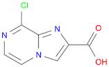 Imidazo[1,2-a]pyrazine-2-carboxylic acid, 8-chloro-