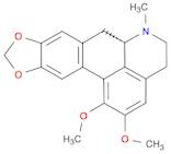 4H-Benzo[de][1,3]benzodioxolo[5,6-g]quinoline, 5,6,6a,7-tetrahydro-1,2-dimethoxy-6-methyl-, (6aS)-