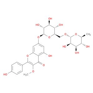 7-[[6-O-(6-Deoxy-α-L-mannopyranosyl)-β-D-glucopyranosyl]oxy]-5-hydroxy-2-(4-hydroxyphenyl)-3-metho…