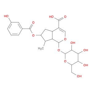 (1S,4AS,6R,7R,7aS)-6-((3-hydroxybenzoyl)oxy)-7-methyl-1-(((2S,3R,4S,5S,6R)-3,4,5-trihydroxy-6-(hyd…