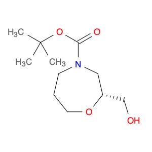 1,4-Oxazepine-4(5H)-carboxylic acid, tetrahydro-2-(hydroxymethyl)-, 1,1-dimethylethyl ester, (2R)-