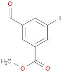 Benzoic acid, 3-formyl-5-iodo-, methyl ester