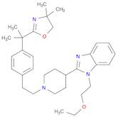 1H-Benzimidazole, 2-[1-[2-[4-[1-(4,5-dihydro-4,4-dimethyl-2-oxazolyl)-1-methylethyl]phenyl]ethyl]-…