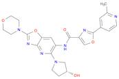 4-Oxazolecarboxamide, N-[5-[(3R)-3-hydroxy-1-pyrrolidinyl]-2-(4-morpholinyl)oxazolo[4,5-b]pyridin-…