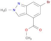 2H-Indazole-4-carboxylic acid, 6-bromo-2-methyl-, methyl ester