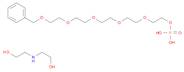 2,5,8,11,14-Pentaoxahexadecan-16-ol, 1-phenyl-, dihydrogen phosphate, compd. with 2,2′-iminobis[et…