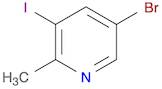 Pyridine, 5-bromo-3-iodo-2-methyl-