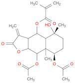 2-Propenoic acid, 2-methyl-, (3aR,4R,4aS,5R,8R,8aR,9S,9aR)-8,9-bis(acetyloxy)dodecahydro-5-hydroxy…