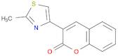 2H-1-Benzopyran-2-one, 3-(2-methyl-4-thiazolyl)-